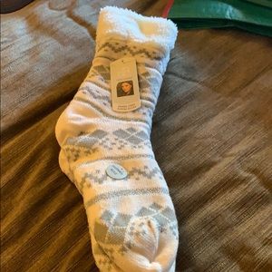 NET Sherpa lined slipper socks by Daisy Fuentes